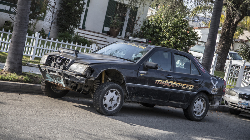 Illustration for article titled Here's The Batshit Baja Mercedes I Found Parked On The Streets Of LA
